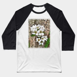 Pear Tree blossom Baseball T-Shirt